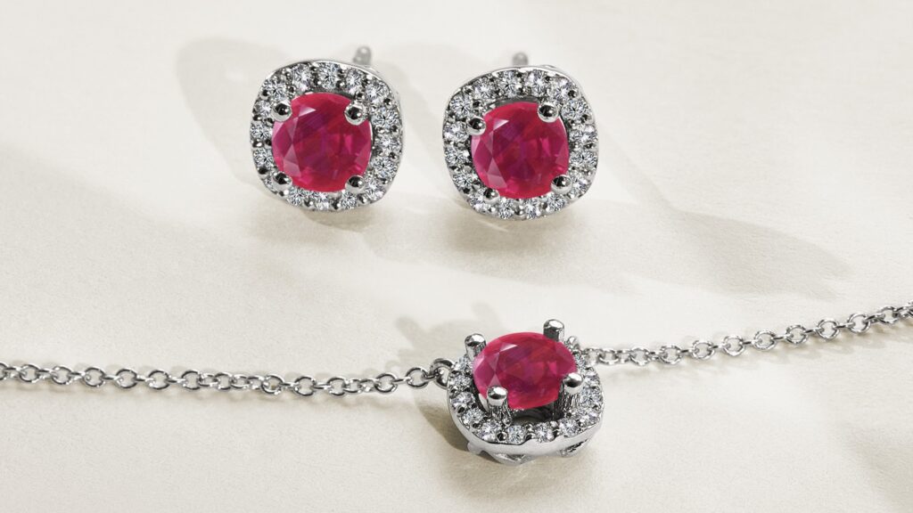 Šperky s rubínem