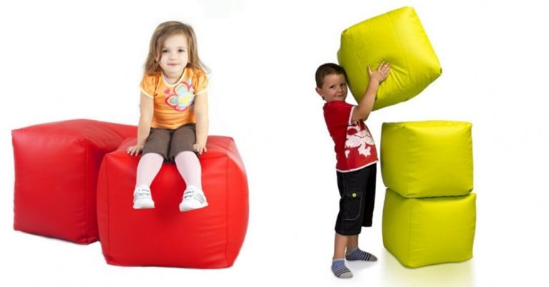 Pufy do dětského pokoje
