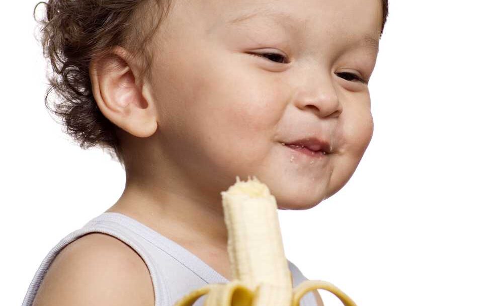 Růst dítěte banán